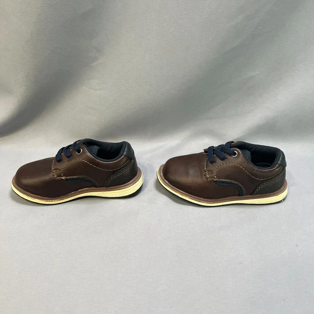 Max + Jake‎ Mix NO. 6 Boys US 6 Oxford Shoes Black Brown Leather Lace Up 2-Pairs